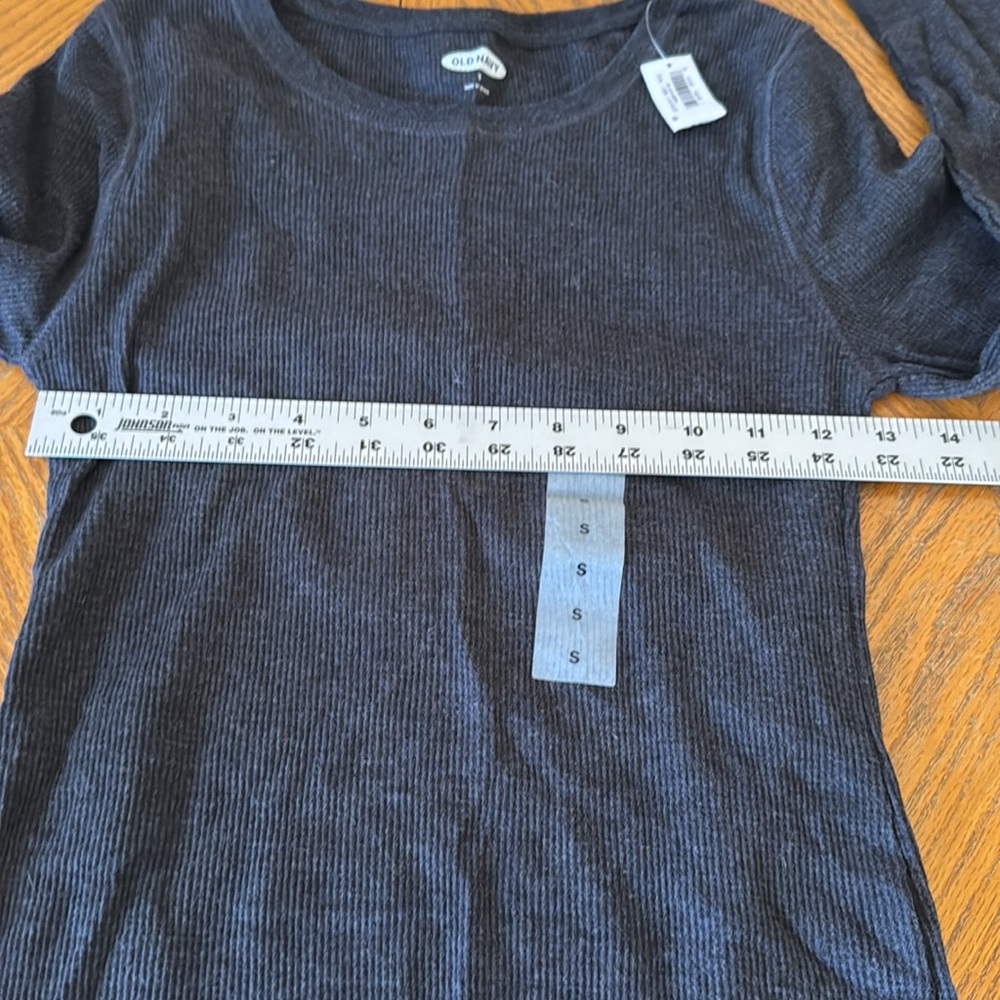 Dark Grey Long Sleeve Top - Picture 8 of 9